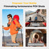 KOHUIPU Insta360 Premium Neck Phone Holder for Recording, Neck Mount Hands Free POV/Vlog Video Filming, Cell Phone Neck