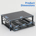 Small Laptop Stand for Desk, Monitor Stand Riser, Desk Organizer for Office Organization, Office Desk Accessories