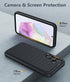 FNTCASE Samsung Galaxy A35-5G Case (Black) - Dual Layer Protective Heavy Duty Shockproof Rugged Cell Phone Cover