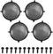 Fielect 4Pcs Black Speaker Grill Cover Mesh - 12 Inch SubWoofer Grille Waffle Grill Cover Guard Protector for Home, Car