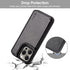 Arae Wallet Case with Card Holder for iPhone 15 Pro - Compatible for iPhone 15 Pro 6.1 inch, Black PU Leather Back Flip