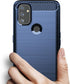 Osophter Shock-Absorption TPU Case for Oneplus Nord N100, Flexible Protective Cover (Navy Blue)