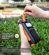 Solar Power Bank 20,000mAh with Hand Crank and 4 Cables, 22.5W Fast Charge, 5 Outputs, SOS Flashlights, Carabiner
