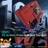 DEERLAMN Military Grade Case for Samsung Galaxy S23 with Slide Camera Cover & Screen Protector - Red
