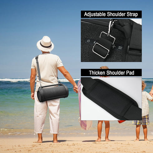 TXEsign Travel Carrying Case for Sony SRS-XG500 X-Series Wireless Bluetooth Boombox, Protective Cover with Shoulder
