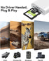 SD Card Reader for iPhone iPad - Dual Connector (Lightning & USB-C) Micro SD Memory Card Adapter