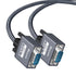 3 15 1080P VGA to VGA Cable ft, Nylon Braided Pin Monitor Cord with Aluminum Shell, Full HD PC Display Wire
