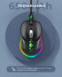 PEIOUS Wireless Mouse, Rechargeable Jiggler Mouse for Laptop - Undetectable Random Movement with On/Off Button -