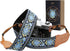 Padwa Lifestyle Camera Strap - 2" Wide Double Layer Cowhide Ends, Vintage Cotton Padded Strap for All DSLR Cameras, Blue