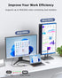 Glomtheia 2 1 2 4K@30Hz 4K@60Hz Dual HDMI Adapter for Monitors Extended Display in Out, USB C to HDMI Splitter