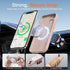 Kiresen 15 15 6.1" Magnetic for iPhone Case with Screen Protector - Wireless Charging Compatible - Upgraded Camera