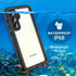 Galaxy S23 FE Case, Ultimate Waterproof & Shockproof Protection, Full Coverage with Screen Protector, Slim Design Black