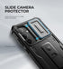 Dexnor Galaxy S24 Plus Case, Shockproof Full-Body Bumper, Built-in Slide Camera Cover, Screen Protector & Kickstand,
