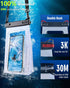 IPX8 Floating Waterproof Phone Pouch, Large Clear Phone Dry Bag Case with Adjustable Lanyard for iPhone Samsung