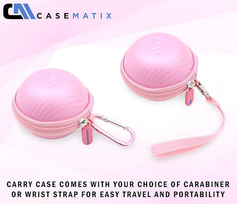 CASEMATIX Smartwatch Travel Case for Little Tikes Tobi, Tobi 2 Robot Smartwatch - Hard Case with Carabiner and