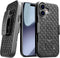 Rome Tech Compatible with iPhone 17 Case with Belt Clip, Heavy Duty Rugged Holster