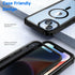Seacosmo iPhone 14/13 Case with Privacy Screen & Camera Lens Protector, Full Body Anti-Scratch & Anti-Peeping, MagSafe.