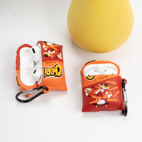 Joyleop Cheet Chips Airpods Pro Case, Cute Cartoon Fun 3D Silicone Character for Kids, Protective and Stylish