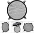 10in KIMISS Speaker Grill Cover, Circular Speaker Cover, SubWoofer Plastic Mesh Cover, Car Audio Cover Guard Woofer