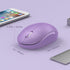 seenda Wireless Noiseless Mouse with USB Receiver for PC, Tablet, Laptop - Portable Cordless Mouse in Purple