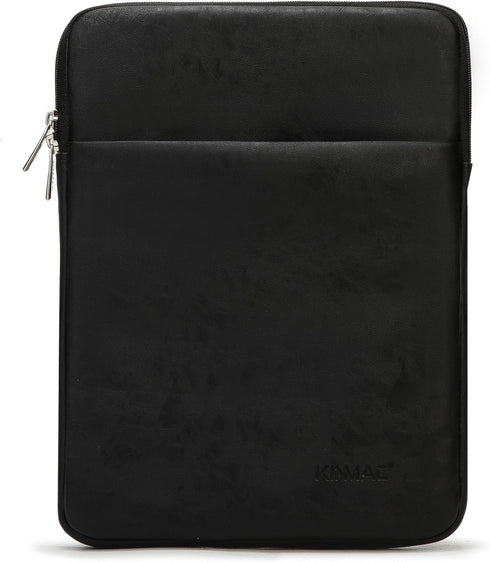 Kinmac 360° Protective Waterproof Laptop Sleeve Case Cover, Black PU for 15.6 inch-16 inch