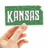 Green Glitter Kansas Musical Movie Quote Sticker for Water Bottle - Cute