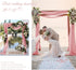 Wedding Arch Draping Fabric - 8 Panels 28" x 20ft Dusty Rose Chiffon Drapes for Ceremony and Reception Decorations