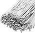 FdcZeyxior 500 Pcs Metal Zip Ties 11.8 Inch Heavy Duty 304 Stainless Steel
