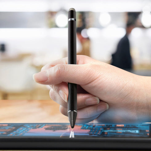 BoxWave Universal AccuPoint Active Stylus - Jet Black, Stylus Pen for Smartphones and Tablets