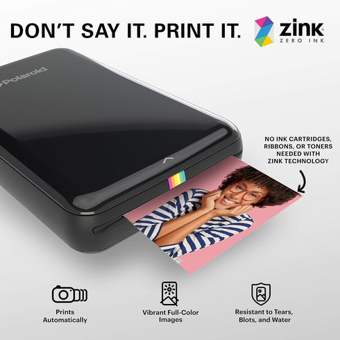 Zink 2"x3" Premium Instant Photo Paper (30 Pack) for Polaroid Snap, Snap Touch, Zip and Mint Cameras and Printers