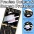 Miimall Samsung Galaxy Z Flip 5 5G Leather Case with Metal Ring Holder, Shockproof Tempered Glass Screen Protective