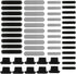 44 Pack Mesh Anti Dust Proof Adhesive Net Sticker with 10 Pcs Silicone Anti Dust Plugs for iPhone 15 14 13 12 11 Pro