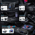 Cigarette Lighter Plug Splitter, 3 Socket 200W Car Cigarette Lighter Adapter USB Charger Extension Cord Multi Port