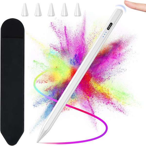 Stylus Pen for iPad, Apple Pencil Compatible with iPad 10/9th Gen, iPad Pro 11 & 12.9 inch, iPad Mini 6th/5th Gen