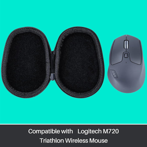 Hard Carry Case for Logitech M720 Triathalon Multi-Device Wireless Mouse