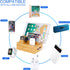 Bamboo Wood Desktop Organizer Charging Docking Station Charger Holder Cradle Charge Stand compatible with iPhone 13 12