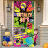 Totally 80's Door Cover - Large Fabric 80's Hip Hop Sign Graffiti Backdrop, Party Retro Decoration Banner for Theme