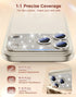 17 17 Goton for iPhone Pro Max Camera Lens Protector Diamond Bling- Not Easy to Fall, Strong Adsorption, Glitter Metal