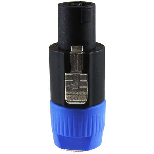 GLS Audio Speaker Plug Adapter, 1/4" to Twist Lock 4 Pole & 2 Pole, Compatible with Neutrik Speak-On Series