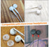 EKIND 4 Pcs Anti-Slip Silicone Ear Cover Tips for iPhone 7/6S/6 Plus/5S/5C/5 Headphones (Clear)