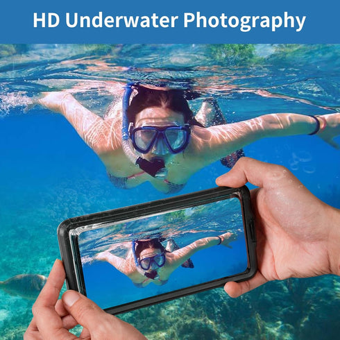 Waternaut Waterproof Case for iPhone, Ideal for Bath and Snorkeling, IPX68 to 33ft, Compatible with