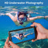 Waternaut Waterproof Case for iPhone, Ideal for Bath and Snorkeling, IPX68 to 33ft, Compatible with