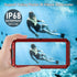 Beasyjoy Waterproof Case for iPhone 12 Pro Max, Metal Heavy Duty Defender with Built-in Screen Protector, 6.7 Inch (Red)