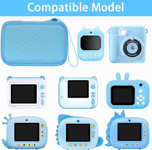 Kids Camera Case for Anchioo/ESOXOFFORE Instant Print Camera Toys, Kids Selfie Digital Camera Photo Paper & Color Pen