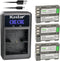 Kastar 3-Pack EN-EL3E Battery & LED2 USB Charger for Nikon D100, D200, D300, D50, D70, D700, D80, D90 DSLR