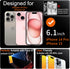 Privacy Screen Protector for iPhone 14 Pro and 15, Anti Spy Tempered Glass Full Coverage with Installation Frame