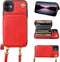 Bocasal Crossbody Wallet Case for iPhone 11, RFID Blocking Leather Purse Case with