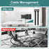 Bedycoon Universal Small Device VESA Mount can Connect VESA Arms, Adjustable Strap for MFF, Small Computers, Modems