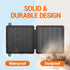 GOODaaa 10W Portable Solar Charger, Dual USB Outputs, Foldable Size, 24% High Conversion Efficiency, Waterproof &