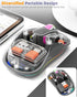 Wireless Bluetooth Transparent Mouse, 2.4GHz with USB & Type-C Receivers, Portable Silent Rechargeable Mice with RGB